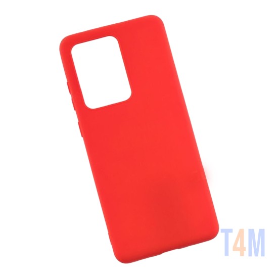 Funda de Silicona para Samsung Galaxy Note 20 Ultra Rojo